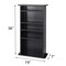 Multimedia Storage Cabinet DVD Rack Book Shelf Organizer Stand Audio Tower
